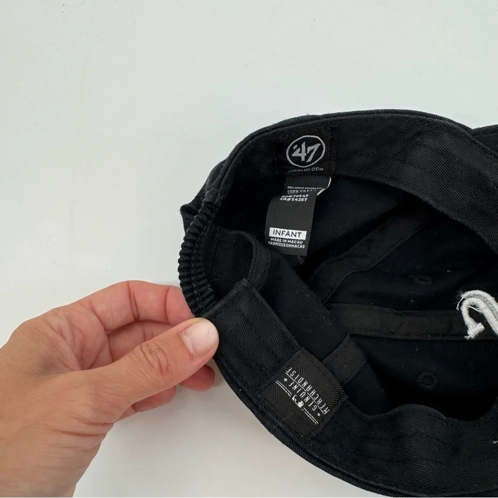 Chicago White Sox Infant MVP Black Adjustable Hat